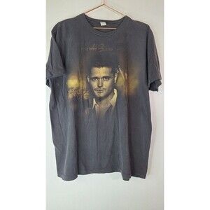 Vintage MICHAEL BUBLE Crazy Love Graphic T-Shirt Sz XL Jazz Soul Canadian Artist